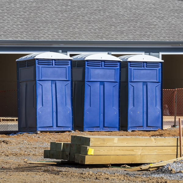 how can i report damages or issues with the porta potties during my rental period in Benoit MS